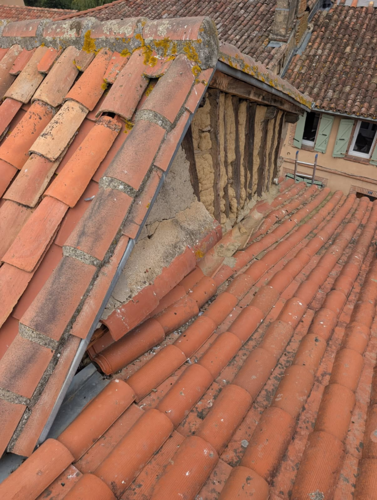 Bardage maison avant travaux Samatan